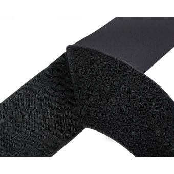 Suchý zip háček + plyš 750186 černý, šířka 10cm (v metráži)