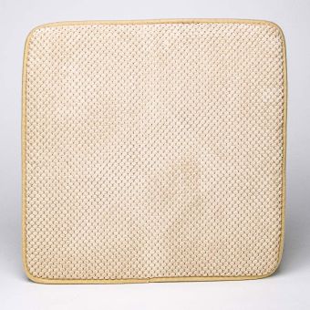 Sedák AK-3379 protiskluzový / mikrovlákno, béžový, čtverec 40x40cm