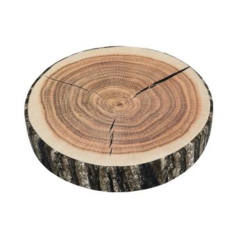 Sedák ORESTE DŘEVO, mikro, kulatý 38x7cm