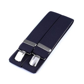 Šle pánské, délka 120cm, šíře 3,5cm, tvar Y, tmavě modré, 650351/07