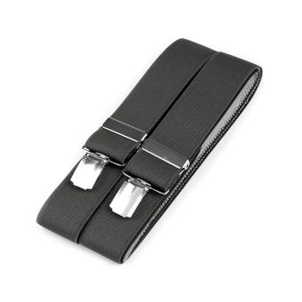 Šle pánské, délka 120cm, šíře 3,5cm, tvar Y, šedé, 650351/08