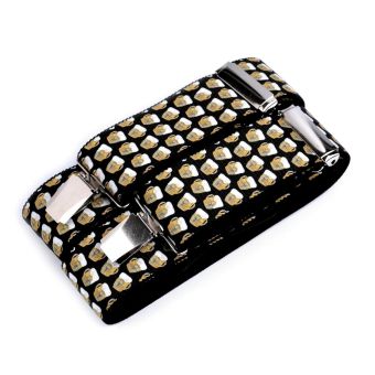 Šle pánské pivní PIVO ČERNÉ, délka 120cm, šíře 4cm, tvar Y, černé, 650327/12