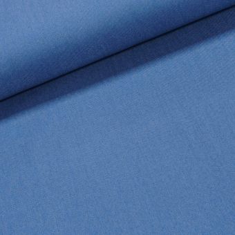 Směsová riflovina (denim, džínovina) DENIM PR 3 elastická, středně modrá, š.150cm (látka v metráži)