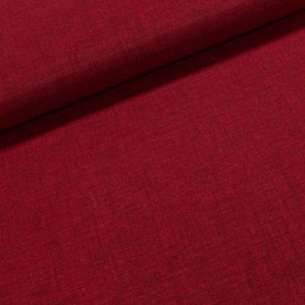 Směsové plátno EDGAR 35 červený melír, š.140cm (látka v metráži)