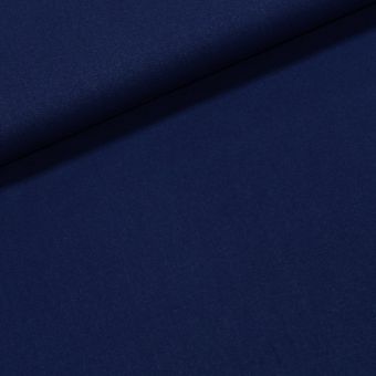 Směsový úplet 2530_027 DENIM, jednobarevný modrý, vzhled rifloviny, š.150cm (látka v metráži)