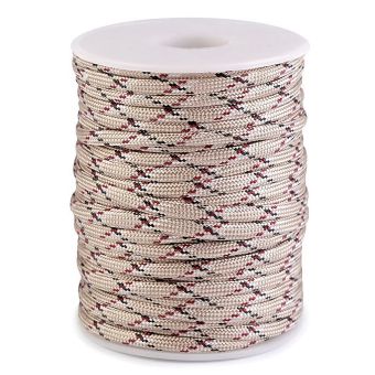 Šňůrka padáková 310230/11, přírodní  hnědá, průměr 4mm (šňůra na metry)