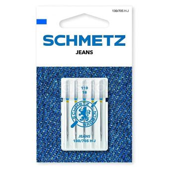 Strojové jehly SCHMETZ 130/705 H-J VFS 110 JEANS / DENIM, balení 5 kusů