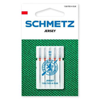 Strojové jehly SCHMETZ 130/705 H SUK VCS 80 BALL POINT, jersey univerzální, balení 5 kusů