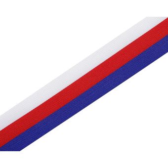 Taftová stuha TRIKOLORA CZ / Česká republika, šíře 2cm (stuha v metráži)