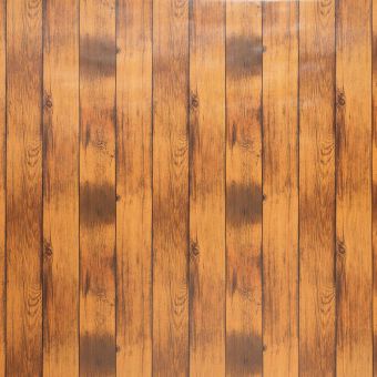Ubrus PVC s textilním podkladem 1000-3, dřevěná prkna  hnědá, š.140cm (metráž)