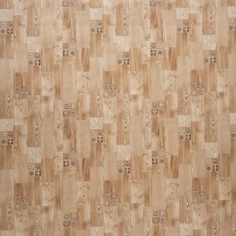 Ubrus PVC s textilním podkladem 1634-01, dřevo se znakem hnědé, š.140cm (metráž)