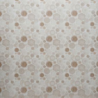 Ubrus PVC s textilním podkladem 7745920, béžové háčkované mandaly, š.140cm (metráž)