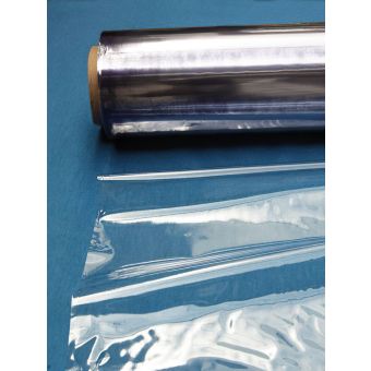 Ubrus PVC průhledný 0009, bez vzoru, š.130cm, role 30m