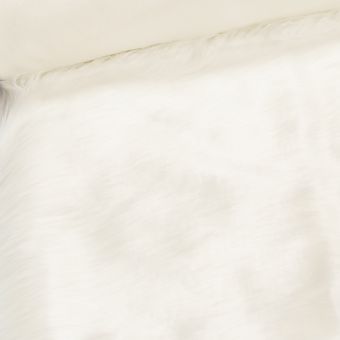 Umělá kožešina 8916 386-1 dlouhý chlup, smetanová, šíře 150cm (metráž)