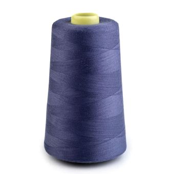 Univerzální poylesterová oděvní nit NTF pro overlocky/průmyslové/klasické šicí stroje, 734 modrá denim, návin 5000yd (4572m)
