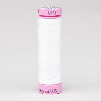 Univerzální šicí nit Amann ASPO 120 polyesterová, svatební bílá 0084, návin 100m 