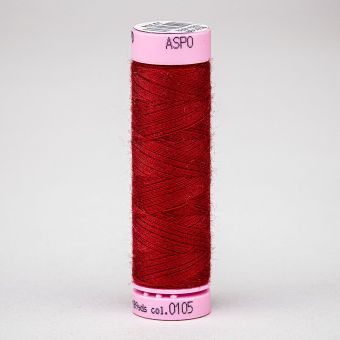 Univerzální šicí nit Amann ASPO 120 polyesterová, karmínová červená 0105, návin 100m 