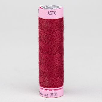 Univerzální šicí nit Amann ASPO 120 polyesterová, šarlatová červená 0106, návin 100m 