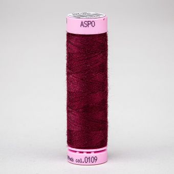 Univerzální šicí nit Amann ASPO 120 polyesterová, kaštanová vínová 0109, návin 100m 