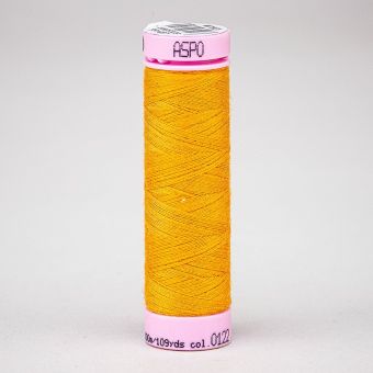 Univerzální šicí nit Amann ASPO 120 polyesterová, oranžová 0122, návin 100m 