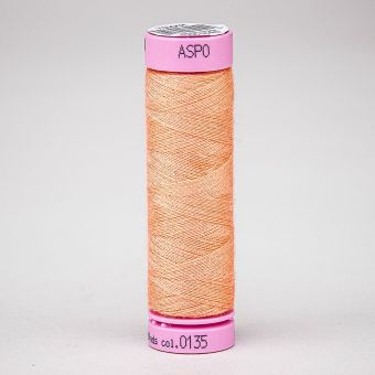 Univerzální šicí nit Amann ASPO 120 polyesterová, lososová 0135, návin 100m 
