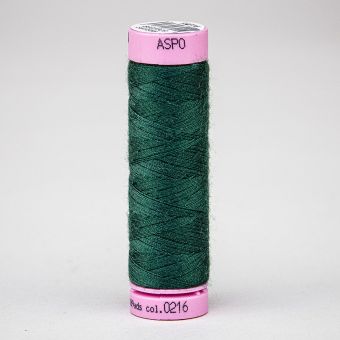 Univerzální šicí nit Amann ASPO 120 polyesterová, tmavě zelená 0216, návin 100m 