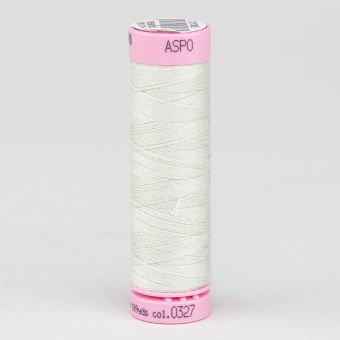Univerzální šicí nit Amann ASPO 120 polyesterová, hedvábně bílá 0327, návin 100m 