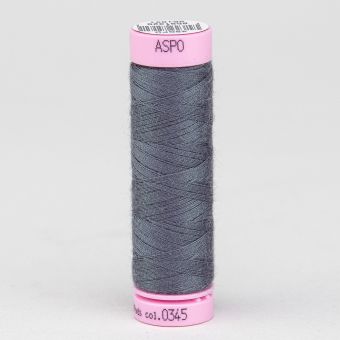 Univerzální šicí nit Amann ASPO 120 polyesterová, tmavě šedá 0345, návin 100m 