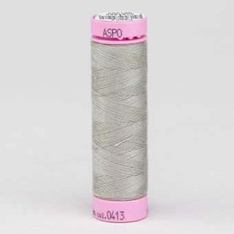 Univerzální šicí nit Amann ASPO 120 polyesterová, rtuťově šedá 0413, návin 100m 
