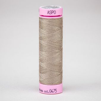 Univerzální šicí nit Amann ASPO 120 polyesterová, tmavě kapučínová 0475, návin 100m 