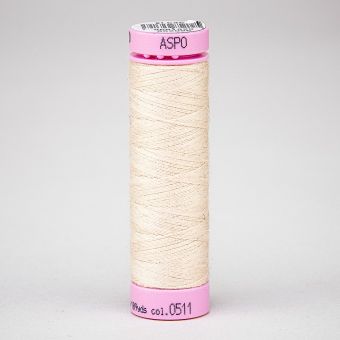 Univerzální šicí nit Amann ASPO 120 polyesterová, laté krémová 0511, návin 100m 