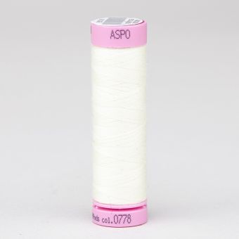 Univerzální šicí nit Amann ASPO 120 polyesterová, smetanová 0778, návin 100m 