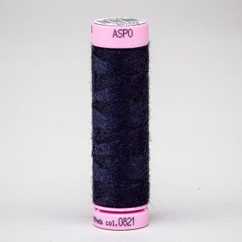 Univerzální šicí nit Amann ASPO 120 polyesterová, tmavě inkoustová modrá 0821, návin 100m 