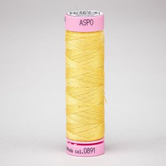 Univerzální šicí nit Amann ASPO 120 polyesterová, okrově žlutá 0891, návin 100m 
