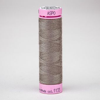Univerzální šicí nit Amann ASPO 120 polyesterová, šedo-béžová 1133, návin 100m 