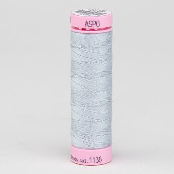 Univerzální šicí nit Amann ASPO 120 polyesterová, světle šedá 1138, návin 100m 