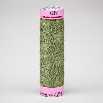 Univerzální šicí nit Amann ASPO 120 polyesterová, světlá khaki 1210, návin 100m 