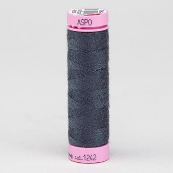 Univerzální šicí nit Amann ASPO 120 polyesterová, temná šedá 1242, návin 100m 