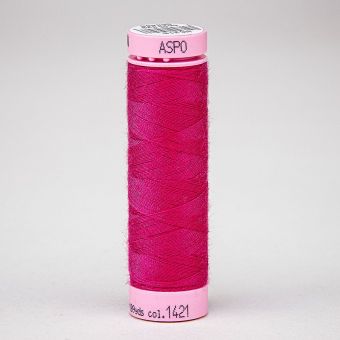 Univerzální šicí nit Amann ASPO 120 polyesterová, tmavě růžová 1421, návin 100m 