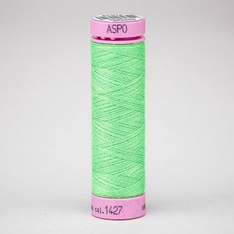 Univerzální šicí nit Amann ASPO 120 polyesterová, jasná zelená 1427, návin 100m 