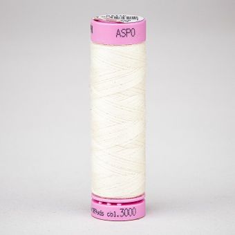 Univerzální šicí nit Amann ASPO 120 polyesterová, smetanová 3000, návin 100m 