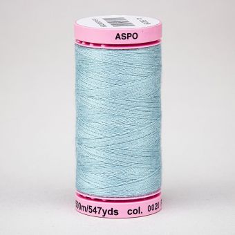 Univerzální šicí nit Amann ASPO 120 polyesterová, světle modrá našedlá 0020, návin 500m 