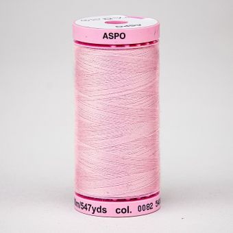 Univerzální šicí nit Amann ASPO 120 polyesterová, světle růžová 0082, návin 500m 
