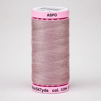 Univerzální šicí nit Amann ASPO 120 polyesterová, starorůžová 0284, návin 500m 