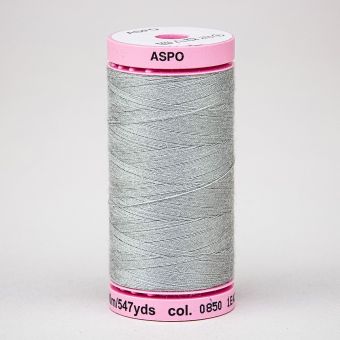 Univerzální šicí nit Amann ASPO 120 polyesterová, světle šedá 0850, návin 500m 