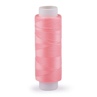 Univerzální šicí / vyšívací nit LUMINA 09 svítící ve tmě, polyesterová, růžová, návin 200m 