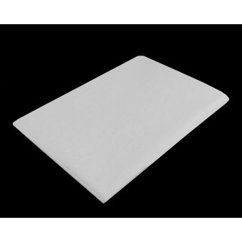 Vlizelín 350399 jednostranně lepící / nažehlovací, jemný, bílý (šedý nádech), š. 100cm, 20+15g/m2 (látka v metráži)