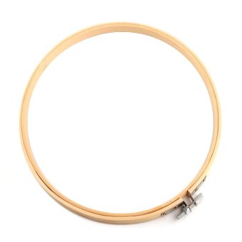 Vyšívací bambusový kruh 780658, světlý, průměr 22cm