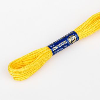 Vyšívací příze MOULINE / MULINKA 1262 světle oranžová, jednobarevná, 2g/8m