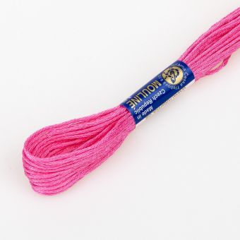 Vyšívací příze MOULINE / MULINKA 3332 růžová, jednobarevná, 2g/8m